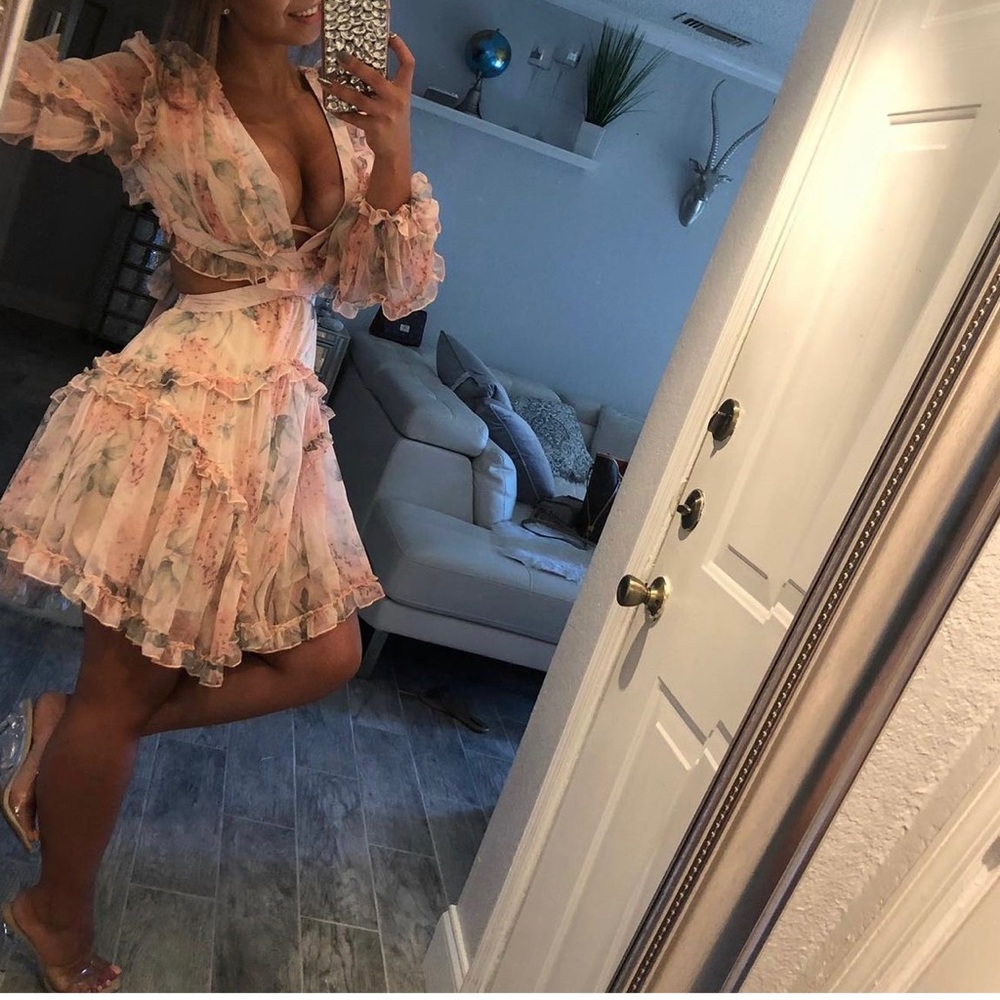 Summer floral dress